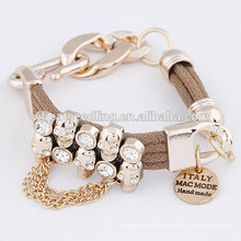 Punk femme squelette main bracelet